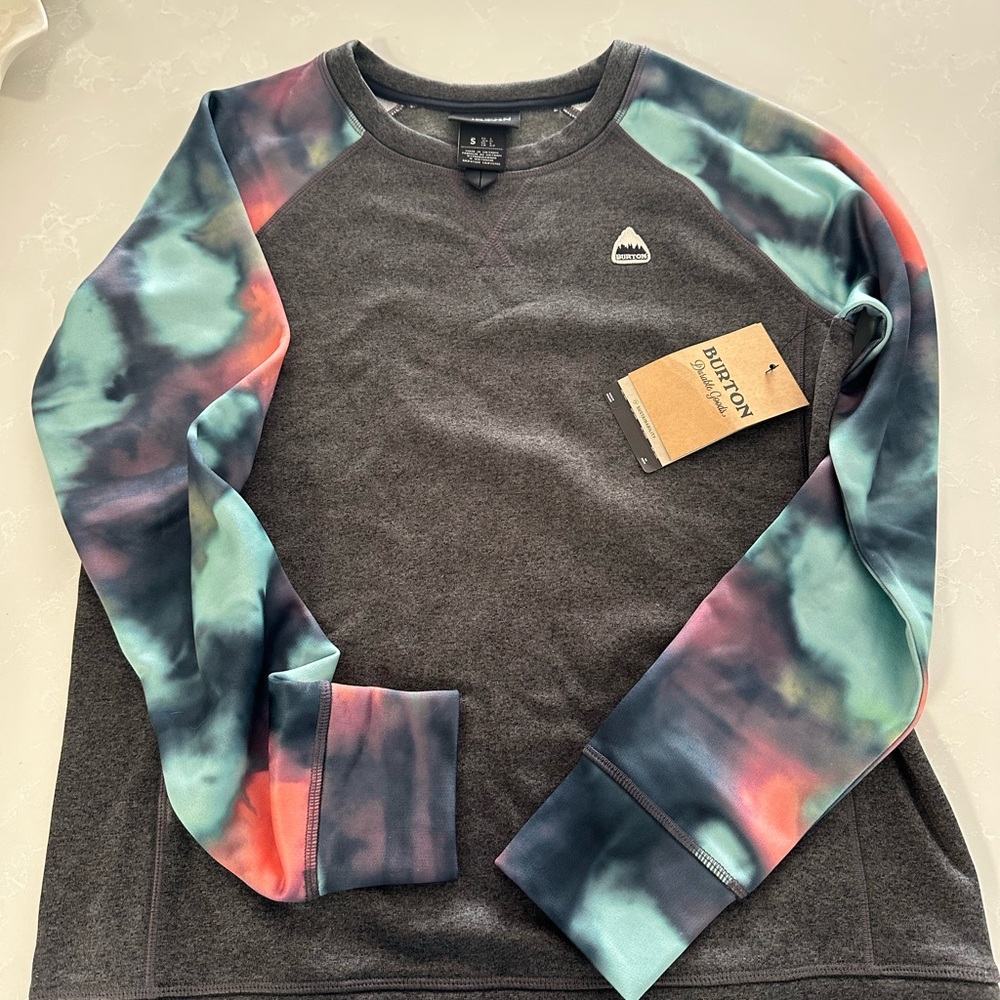 Burton Multicolor Tie-Dye Sleeve Sweatshirt